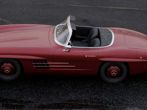 mercedes-benz 300 sl 1957 3D मॉडल