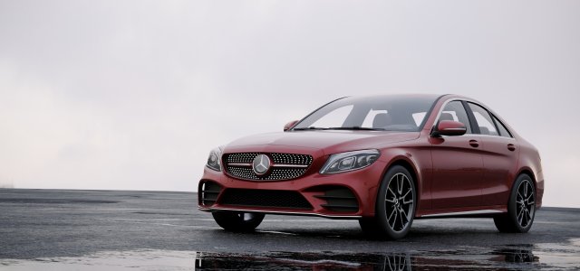 mercedes-benz c-class Model 3D .c4d .max .obj .3ds .fbx .stl .blend 