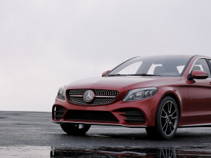 mercedes-benz c-class 3D 模型
