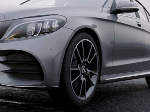 mercedes-benz w205 amg 2018 3D Model