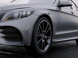 mercedes-benz w205 amg 2018 3D Model