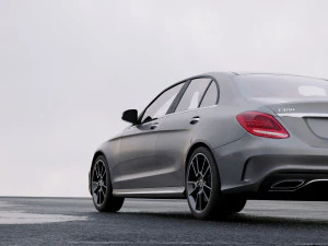 mercedes-benz w205 amg 2018 3D Model