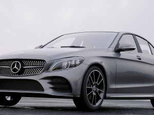 mercedes-benz w205 amg 2018 3D Model