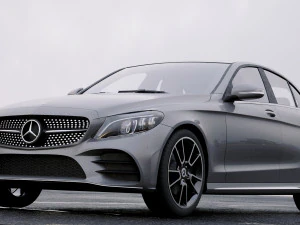 mercedes-benz w205 amg 2018 3D Model