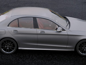 mercedes-benz w205 amg 2018 3D Model