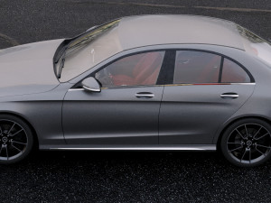 mercedes-benz w205 amg 2018 3D Model