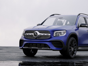mercedes-benz glb class amg line 2019 3D 模型