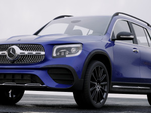 mercedes-benz glb class amg line 2019 Model 3D