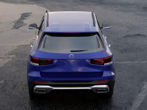 mercedes-benz glb class amg line 2019 Model 3D