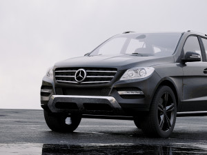 mercedes-benz m class 2012 Model 3D