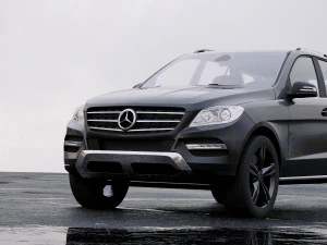 메르세데스-벤츠 M 클래스 2012 3D 모델