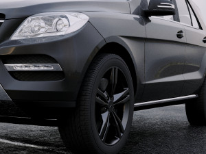 mercedes-benz m class 2012 3D Model