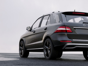 mercedes-benz m class 2012 3D Model