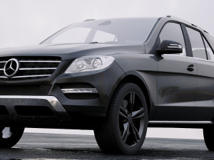mercedes-benz m class 2012 3D Model