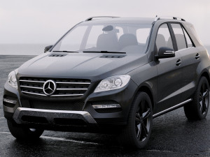 mercedes-benz m class 2012 3D Model