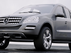 mercedes-benz ml class 2011 3Dモデル