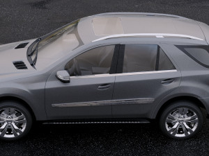 mercedes-benz ml class 2011 3Dモデル