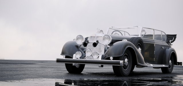 mercedes-benz 770k 1936 3D Model .c4d .max .obj .3ds .fbx .stl .blend 