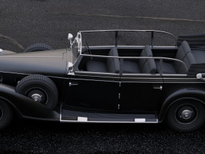 mercedes-benz 770k 1936 3D Model