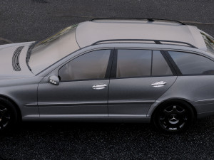 mercedes-benz c-class w203 estate 2005 Model 3D