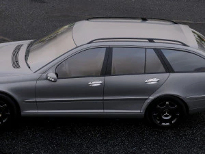 mercedes-benz c-class w203 estate 2005 3D Model