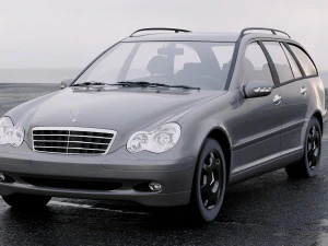 mercedes-benz c-class w203 estate 2005 3D Model