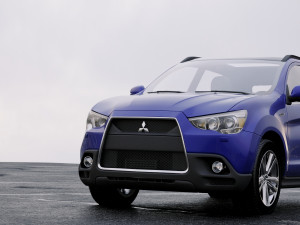 mitsubishi asx 2011 3D Модель