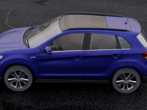 mitsubishi asx 2011 Model 3D