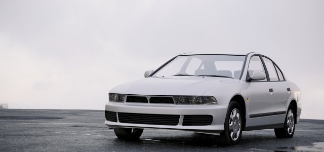 mitsubishi galant sedan 1996 Modelo 3D .c4d .max .obj .3ds .fbx .stl .blend