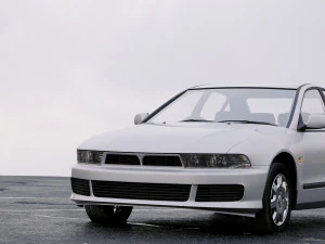 mitsubishi galant sedan 1996 3D Model