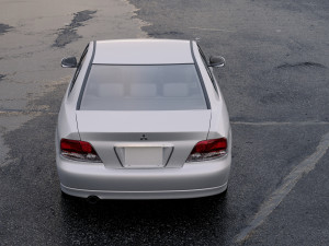 mitsubishi galant sedan 1996 Modelo 3D