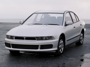 mitsubishi galant sedan 1996 Modelo 3D