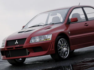 Мицубиси Лансер Эволюция 2001г. 3D Модель