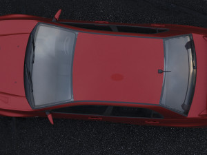 mitsubishi lancer evolution 2001 3D Модель