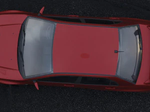 mitsubishi lancer evolution 2001 3D Model