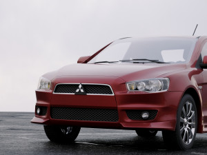 mitsubishi lancer sedan 2009 3D 模型