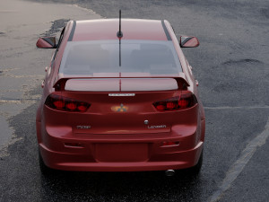 mitsubishi lancer sedan 2009 Model 3D