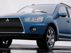 mitsubishi outlander gt 2010 3Dモデル