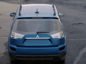 mitsubishi outlander gt 2010 3Dモデル