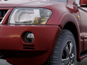 mitsubishi pajero wagon 2005 Modello 3D