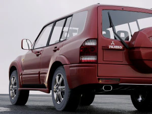mitsubishi pajero wagon 2005 3D Model