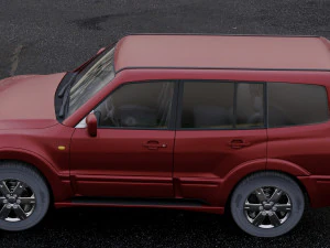 mitsubishi pajero wagon 2005 3D Model