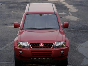mitsubishi pajero wagon 2005 3D Model