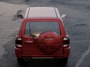 mitsubishi pajero wagon 2005 Modello 3D