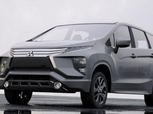 mitsubishi xpander 2017 3D Model