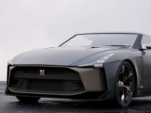nissan gt-r50 2018 Modelo 3D