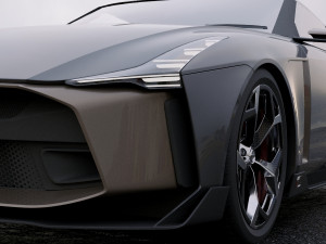 nissan gt-r50 2018 Modello 3D