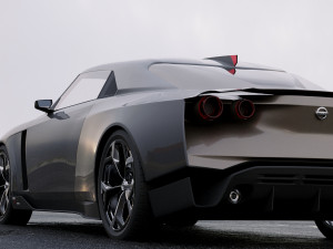 nissan gt-r50 2018 Modello 3D