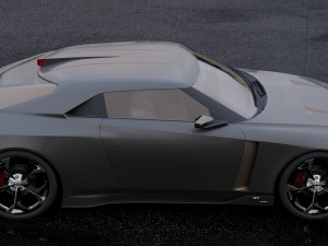 nissan gt-r50 2018 Modello 3D