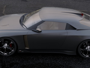 nissan gt-r50 2018 Modello 3D